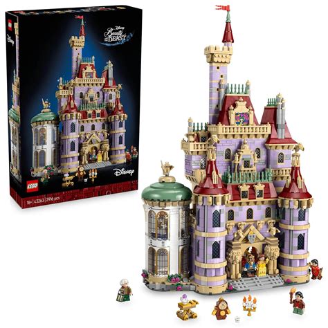 LEGO ǀ Disney Princess Beauty and The Beast Castle Building Kit, Gift ...