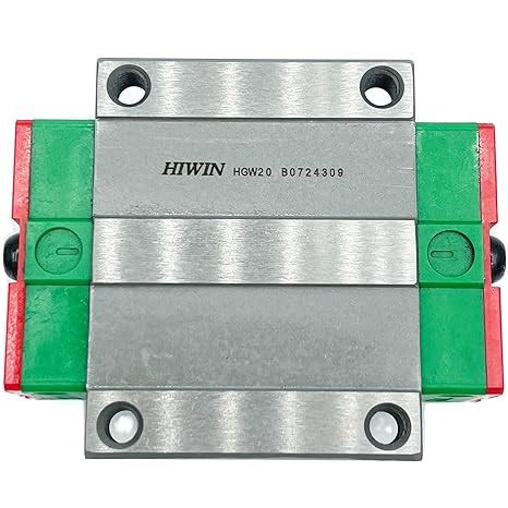 Hiwin HGW20CCZAC Linear Guide Block – Genuine Heavy Load Square Type ...