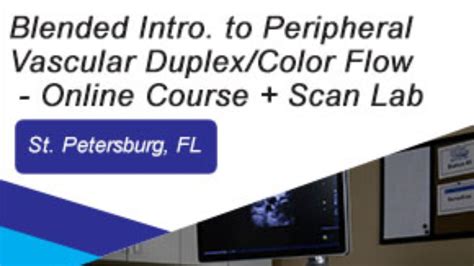 Introduction to Peripheral Vascular Duplex/Color Flow Ultrasound ...