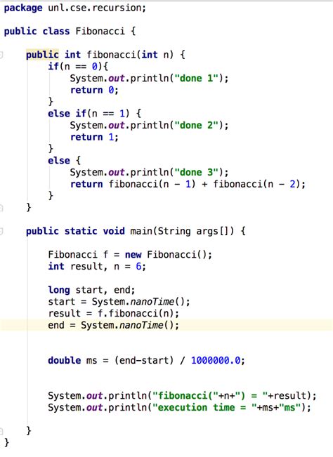 Image result for Fibonacci Sequence Recursion Java