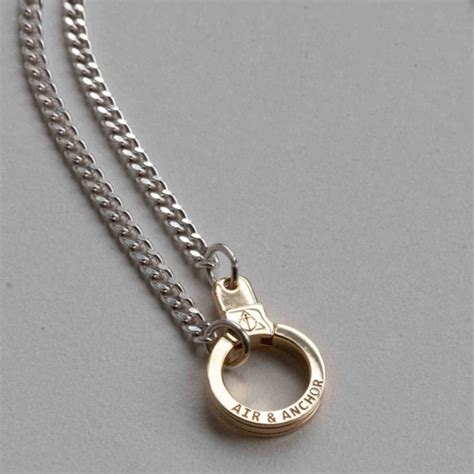 Air & Anchor Sterling Silver Necklace | Anchor jewelry, Sterling silver ...