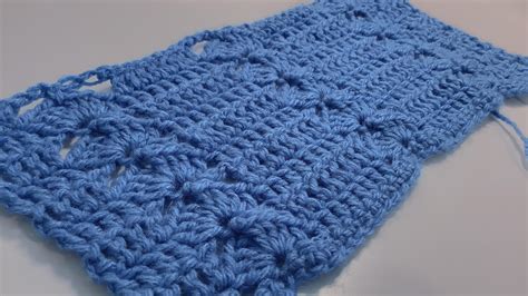 Image result for V-Stitch Shell Crochet Pattern