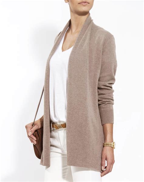 Pure Cashmere Open Front Cardigan | MaisonCashmere