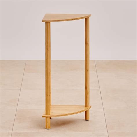 Buy Midori Bamboo 2-Tier Planter Stand - Light Brown from Home Centre ...