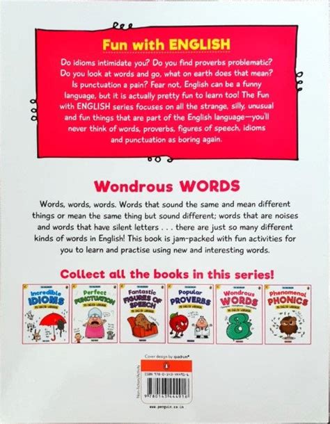 Fun With English Wondrous Words Synonyms Homophones Homographs – Books ...