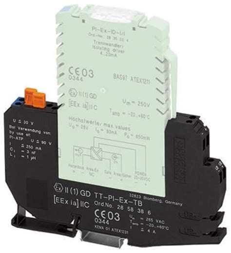 2858386 Phoenix Contact | Phoenix Contact Galvanic Barrier | 709-9619 ...