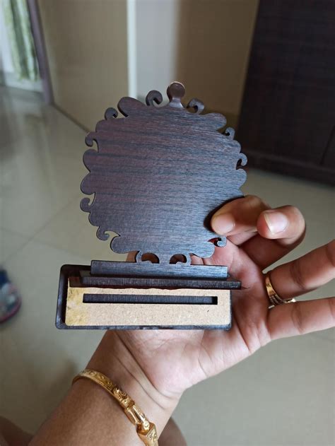 Buy CrazyInk Wooden Maa Durga Face Decorative Showpiece (Multicolor, 8 ...