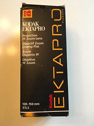 Kodak 100 to 150 mm f/3.5 Flat Field Zoom Projection Lens for Kodak ...