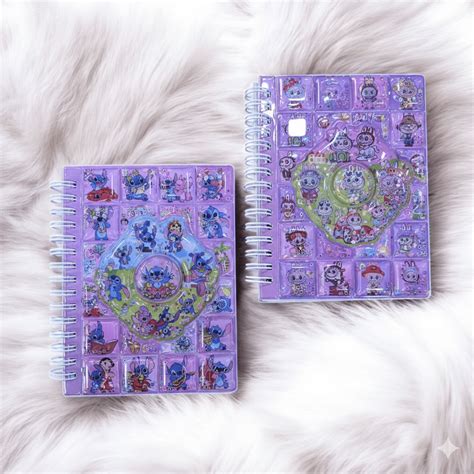 Small Spiral Cartoon Diary with Water Cover – Crafty Cuddle
