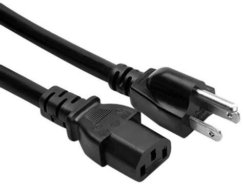C&E CNE40650 6-Feet Japanese Computer/Monitor Power Cord, JIS C 8303 ...