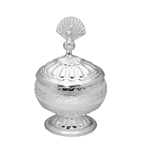 Sri Jagdamba Pearls Dealer Peacock Design kum Kum Box : Amazon.in: Fashion