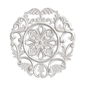 Urbane Crafts Round Mandala Design Handcrafted Wooden Wall Panels for ...
