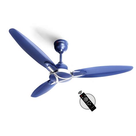 Longway Zephyr 1200mm BLDC Ceiling Fan Silver Blue – Remote Control ...