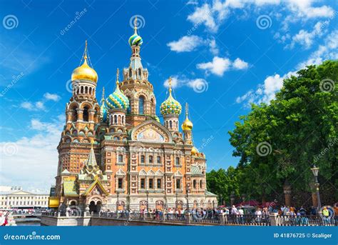 Church of the Savior on Spilled Blood in Saint Petersburg Editorial ...