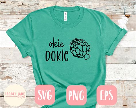 Okie Dokie Artichokie svg Okie Dokie svg Saying svg | Etsy