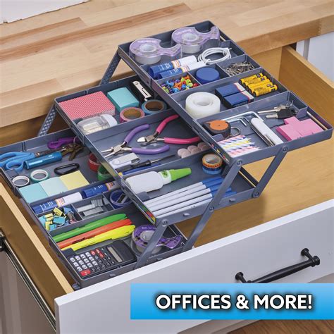 Smart Drawer Organizer, 3-Tier Desk Drawer Organizer India | Ubuy