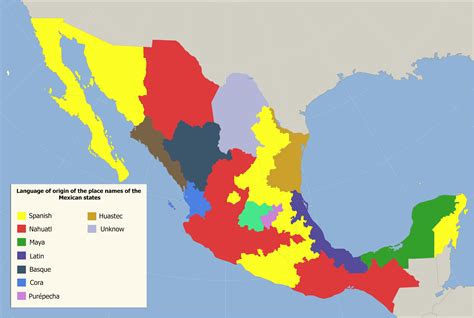 Language map of mexico