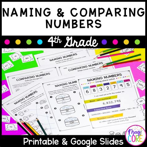 Image result for Comparing Numbers Worksheet Grade 4