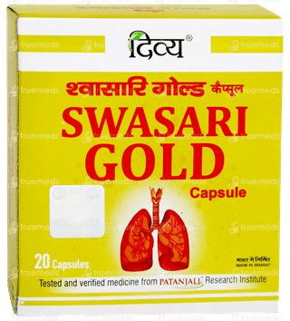 Patanjali Divya Swasari Gold Capsule 20 - Uses, Side Effects, Dosage ...