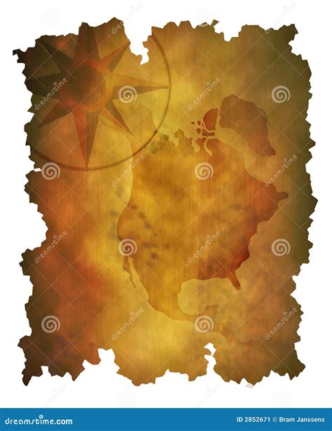 Old american map stock illustration. Illustration of brown - 2852671