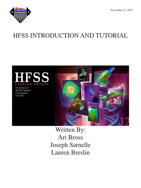 Image result for Hfss Tutorial