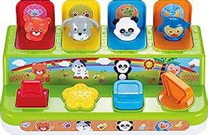 Buy BAYBEE Plastic Pop-Up Animal Shapes & Colors Activity Bugs ...
