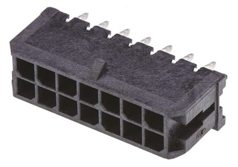 43045-1413 Molex | Molex Micro-Fit 3.0 Series Straight Through Hole PCB ...