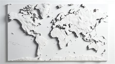 Clear Map of the World Just White Background 的图像结果