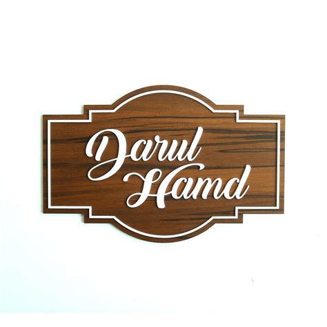 Stylish Acrylic House Name Board | Plates Online Kerala – Orbiz Creativez