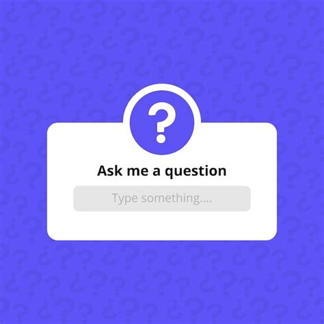Ask me a question social media template | Free Vector