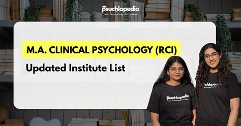 M.A. Clinical Psychology (RCI) Colleges in India: Complete Admissions ...