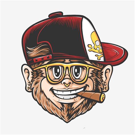 Monkey wearing hoodie Images - Free Download on Freepik