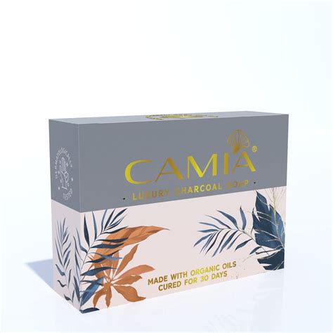 Buy CAMIA Handmade Cold Pressed Organic Charcoal Soap/ SLS Free, Free ...