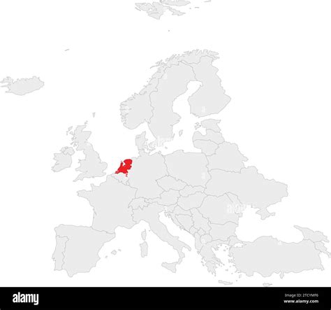 Location map of the KINGDOM OF THE NETHERLANDS, EUROPE Stock Vector Image & Art - Alamy