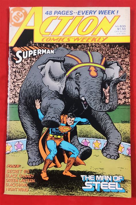 Action Comics | Old-Vintage 1980s 90s | Comic Books by DC & Marvel | C