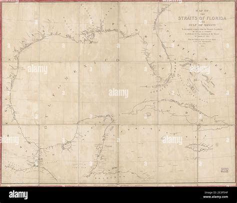 Straits of florida map hi-res stock photography and images - Alamy