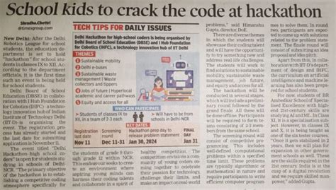 Delhi Hackathon | IHFC - Technology Innovation of IIT Delhi
