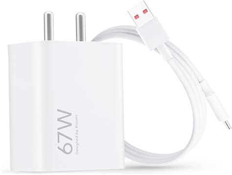 Mi Xiaomi Original 67W Fast Charger Combo/Rapid Charging with Qualcomm ...