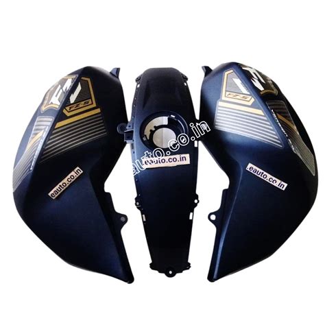 Tank Cover with Graphics for Yamaha FZ-S V2.0 | Matt Dark Blue | Set o