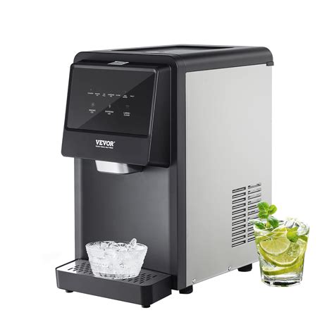 VEVOR Nugget Ice Maker, 62lbs in 24Hrs Nugget Ice Dispenser, 6 lbs Ice ...