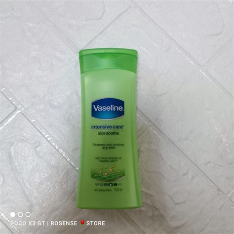 100ml Travel size Vaseline Lotion air Flight Safety size Green Vaseline ...