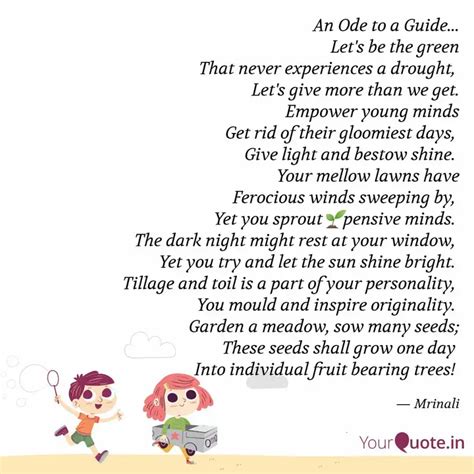 An Ode to a Guide... Let'... | Quotes & Writings by Mini Mystery ...