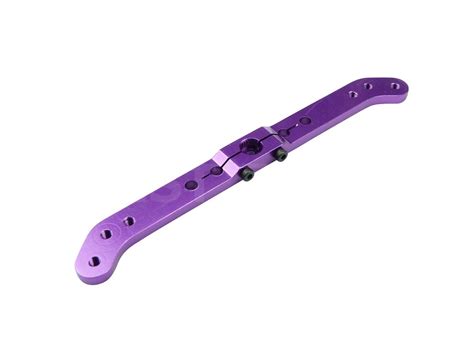 Servohebel KST 25T-6 / 110 mm / 2-armig / Alu purpur gekröpft - Zeller ...