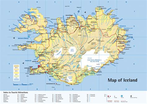 Printable Iceland Map