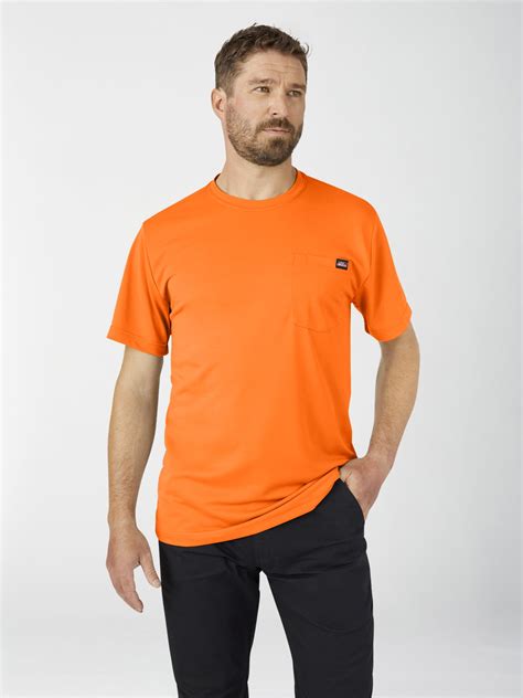 Genuine Dickies Men's Relaxed Fit Performance Polyester Tee Shirt ...