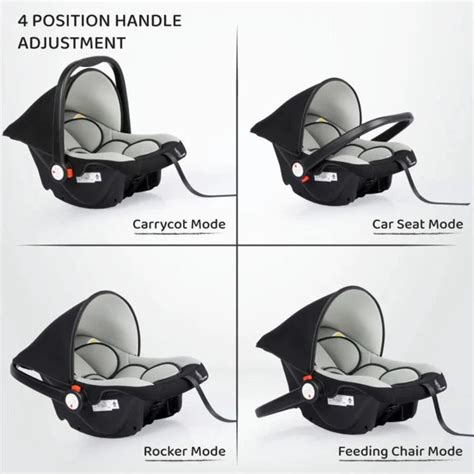 R for Rabbit Picaboo 4 In 1 Multipurpose Baby Carry Cot Cum Car Seat ...