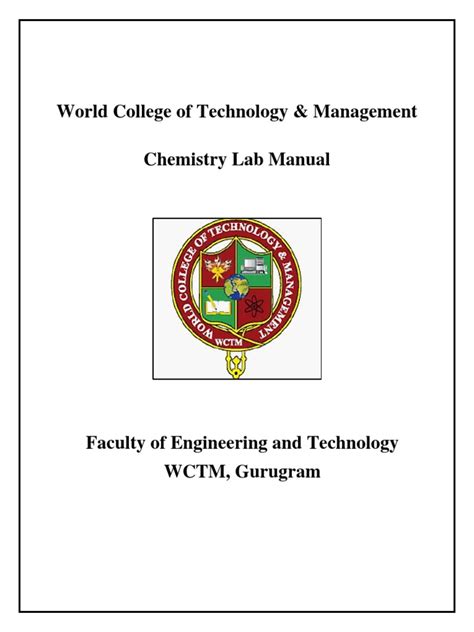 Image result for Lab Manual Example