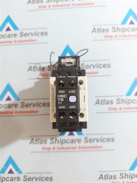 HYUNDAI HGC 12 MAGNETIC CONTACTOR WITH HGC TB 11 AUX.CONTACT BLOCK ...
