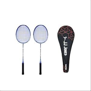 Jonex Faster Aluminum Badminton Racquet with Padded Cover– Pack of 2 ...