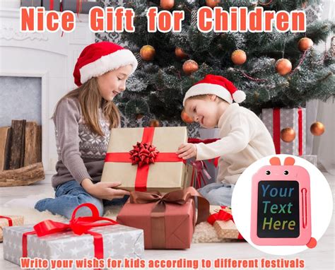 Buy LCD Writing Tablet for Kids, Kids Tablet, Cute Pink Rabbit Writing ...